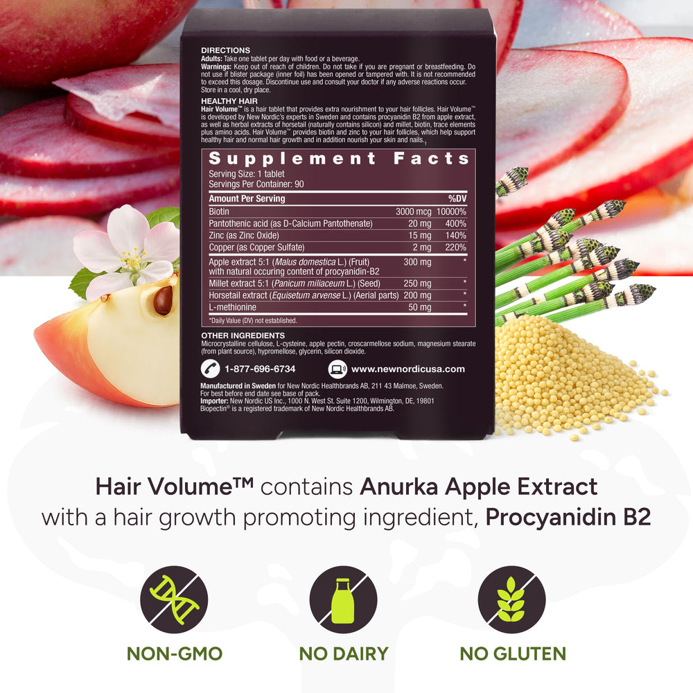 NEW NORDIC supplement facts label view showing ingredient transparency and dosage info