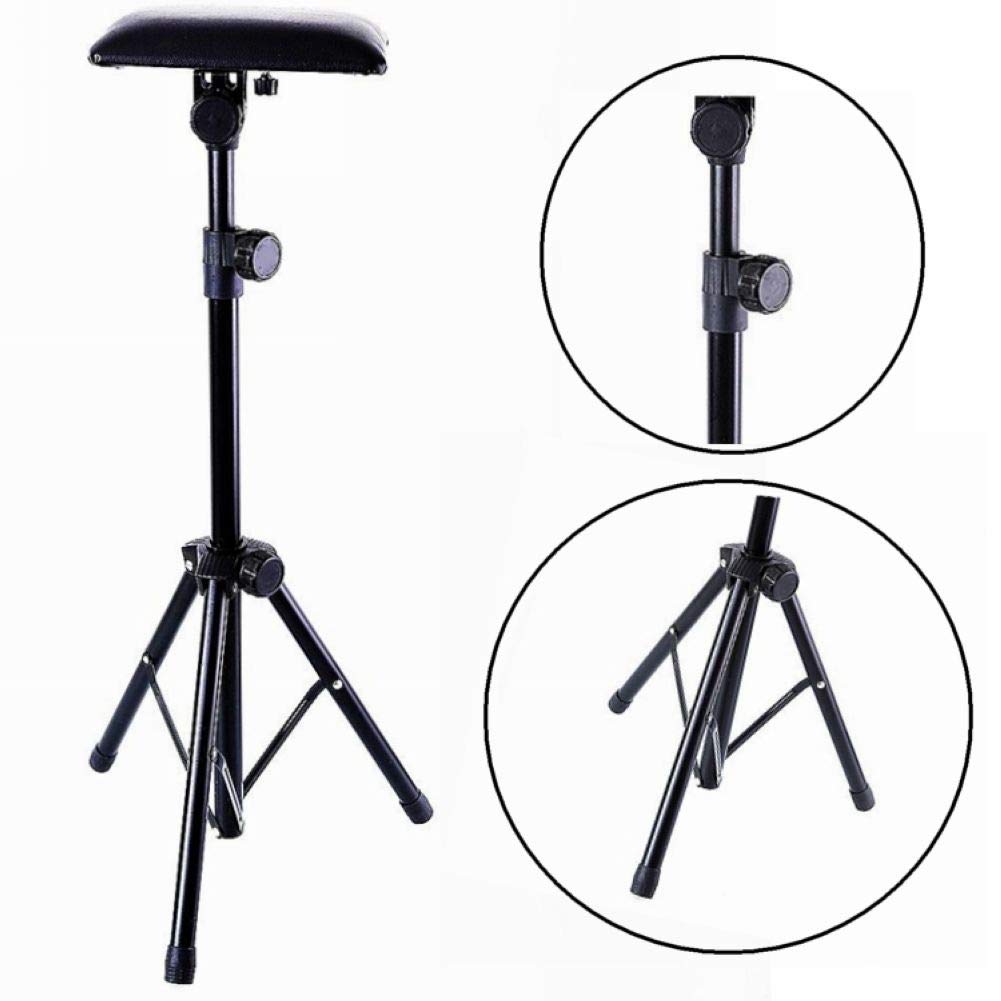 new star tattoo tripod base with rubber tips for non-slip stability