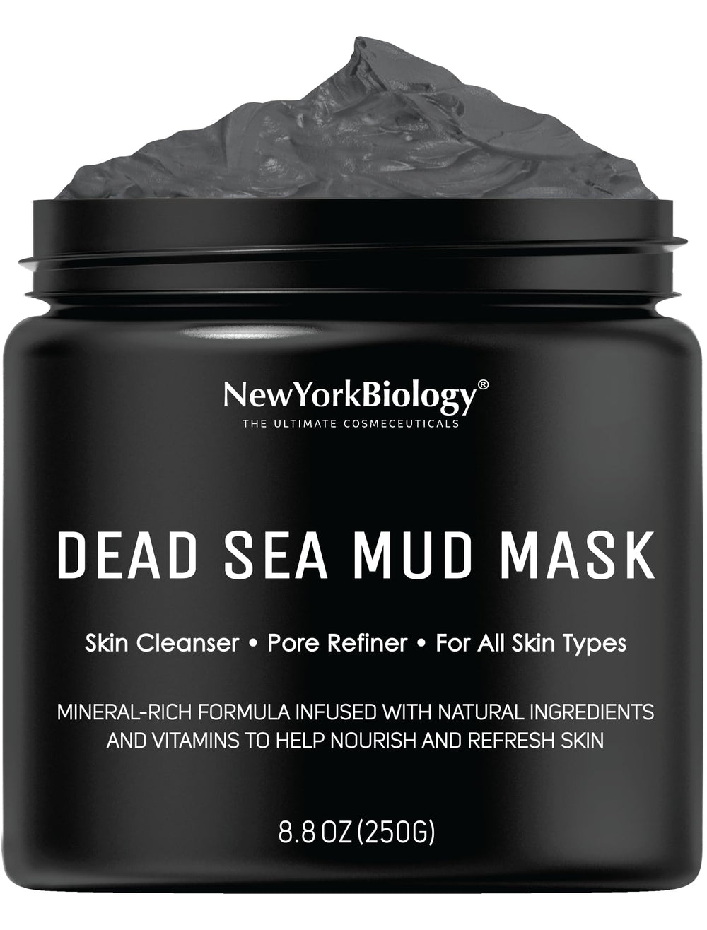 New York Biology front jar view showing label and size for clear identification