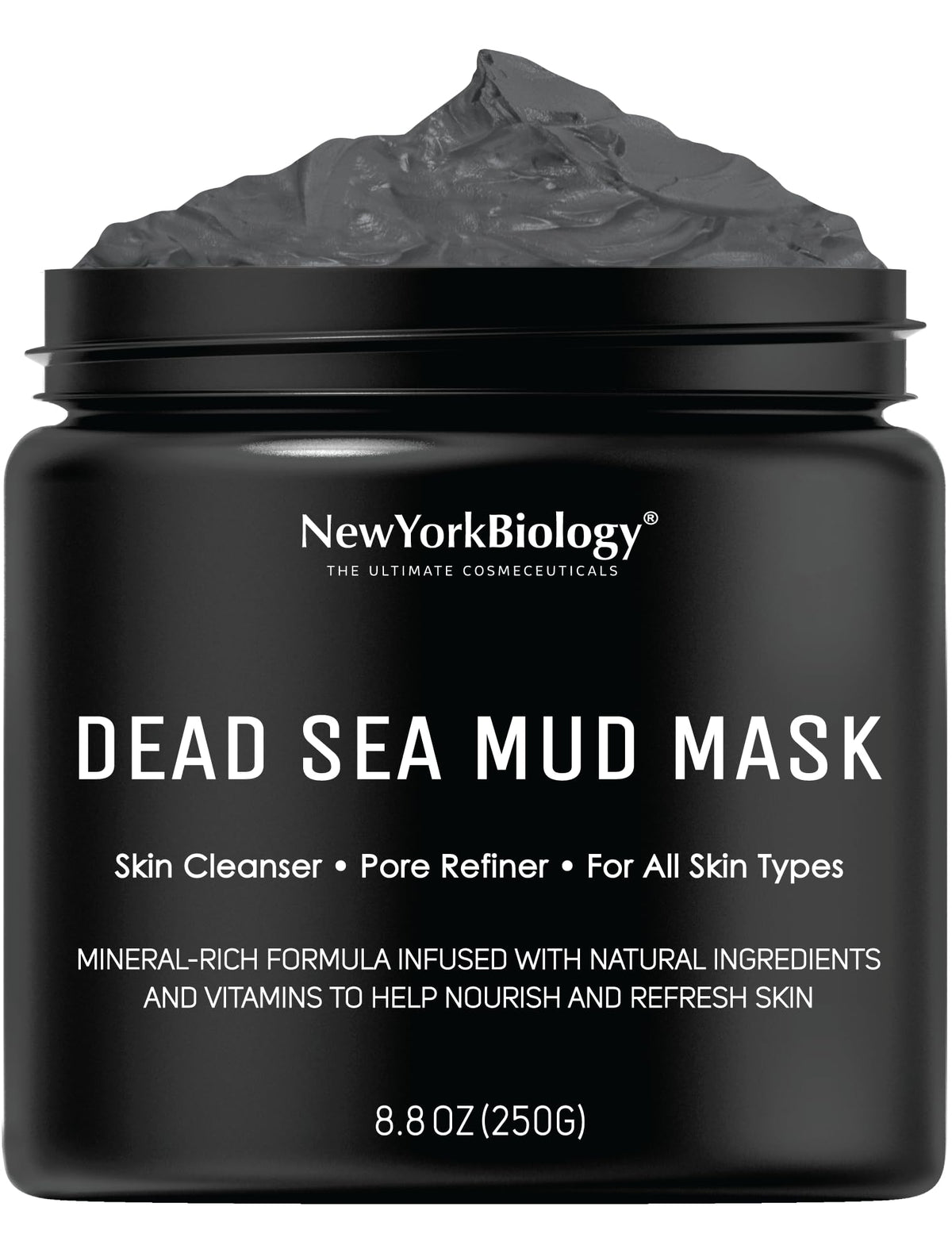 New York Biology front jar view showing label and size for clear identification