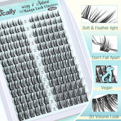 Newcally length comparison 10–16mm illustrating layered volume benefit