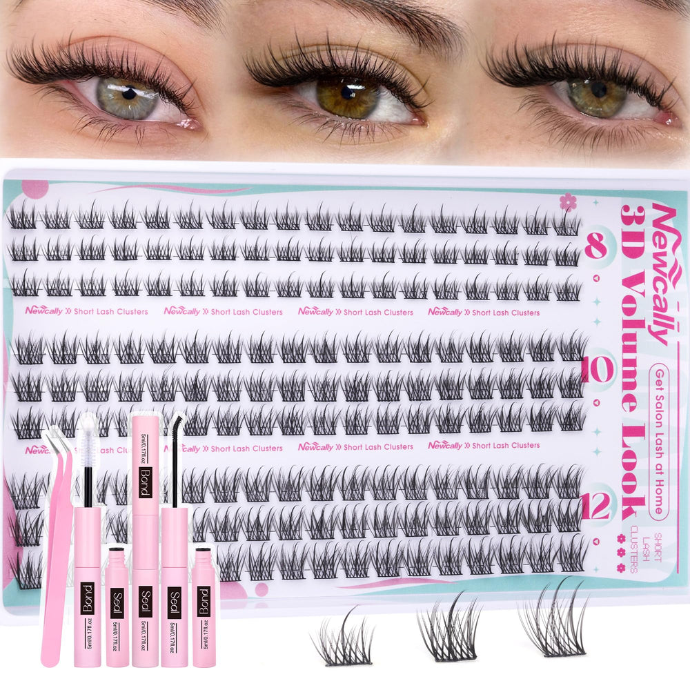 Newcally front packaging showing short cluster kit and easy starter look