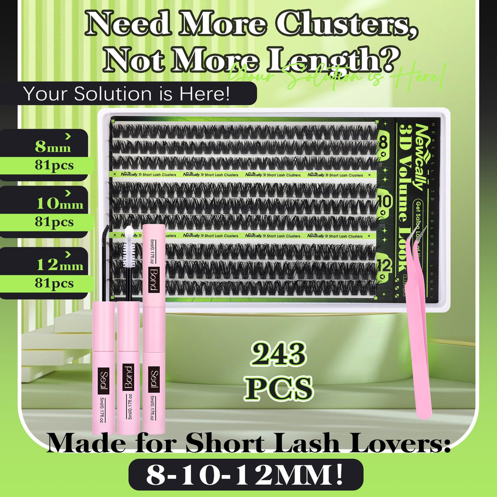 Newcally open tray arrangement showing organized lengths 8–12mm for quick use
