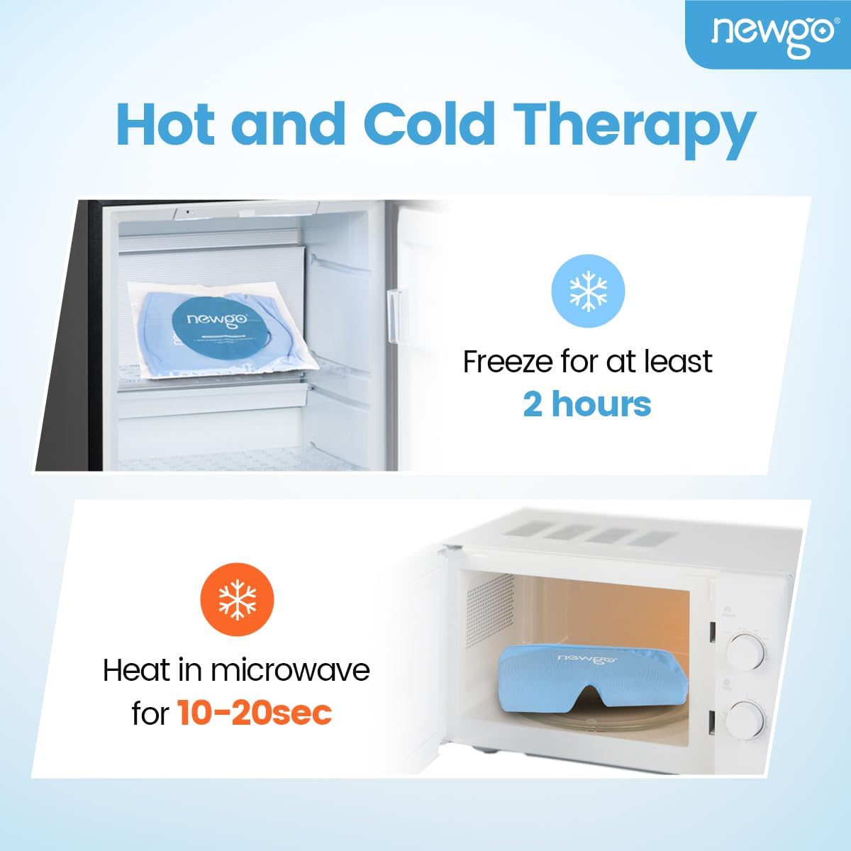 NEWGO placed on a bedside table showing nightly routine relaxation benefit