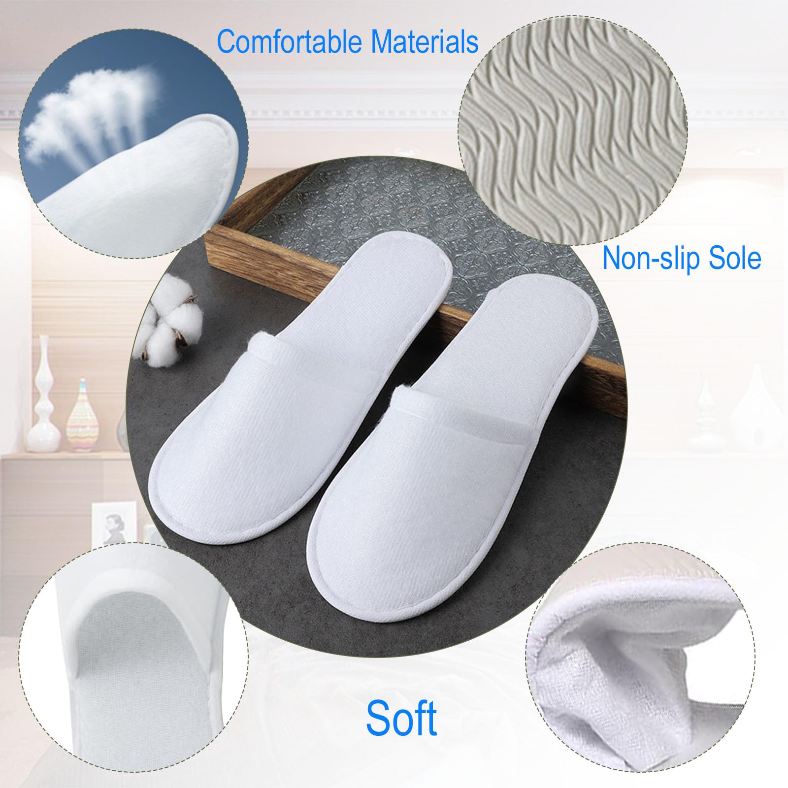 Nexboraque closed-toe detail focused on toe coverage and hygienic protection