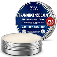 Nexon Botanics front tin showing label and compact travel-friendly size benefit