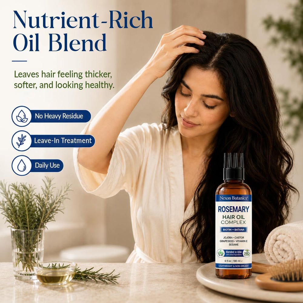 Nexon Botanics label close-up highlighting ingredient list and claims