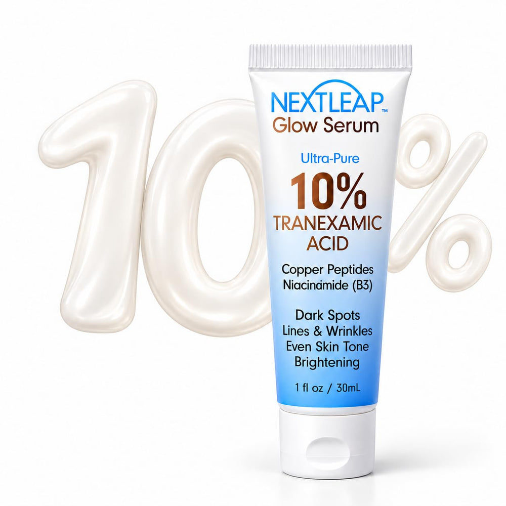 NextLeap front packaging showing bottle and label, clear clinical presentation and trust