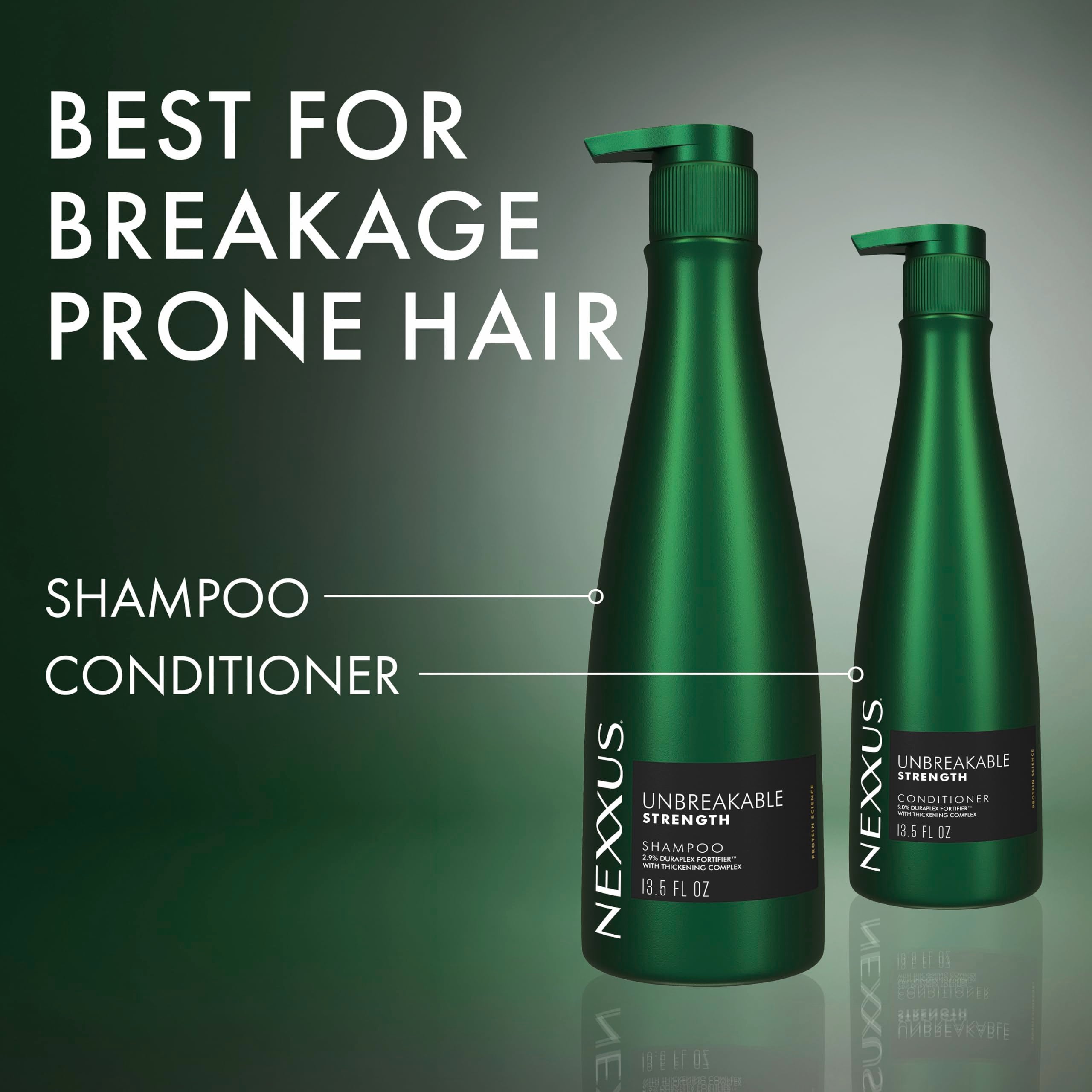 Nexxus conditioner bottle cap detail for easy dispensing benefit