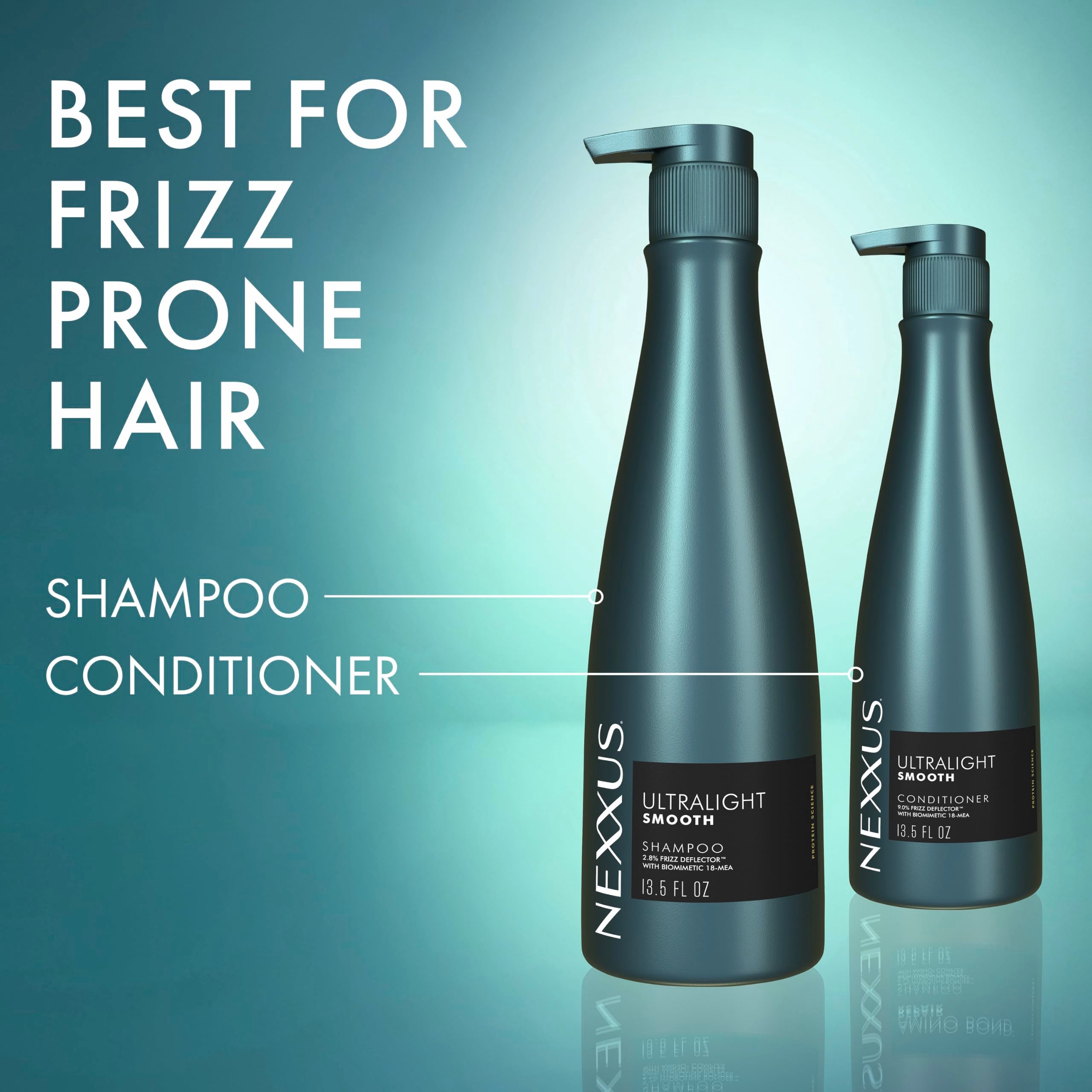 Nexxus creamy conditioner texture close-up for quick absorption benefit