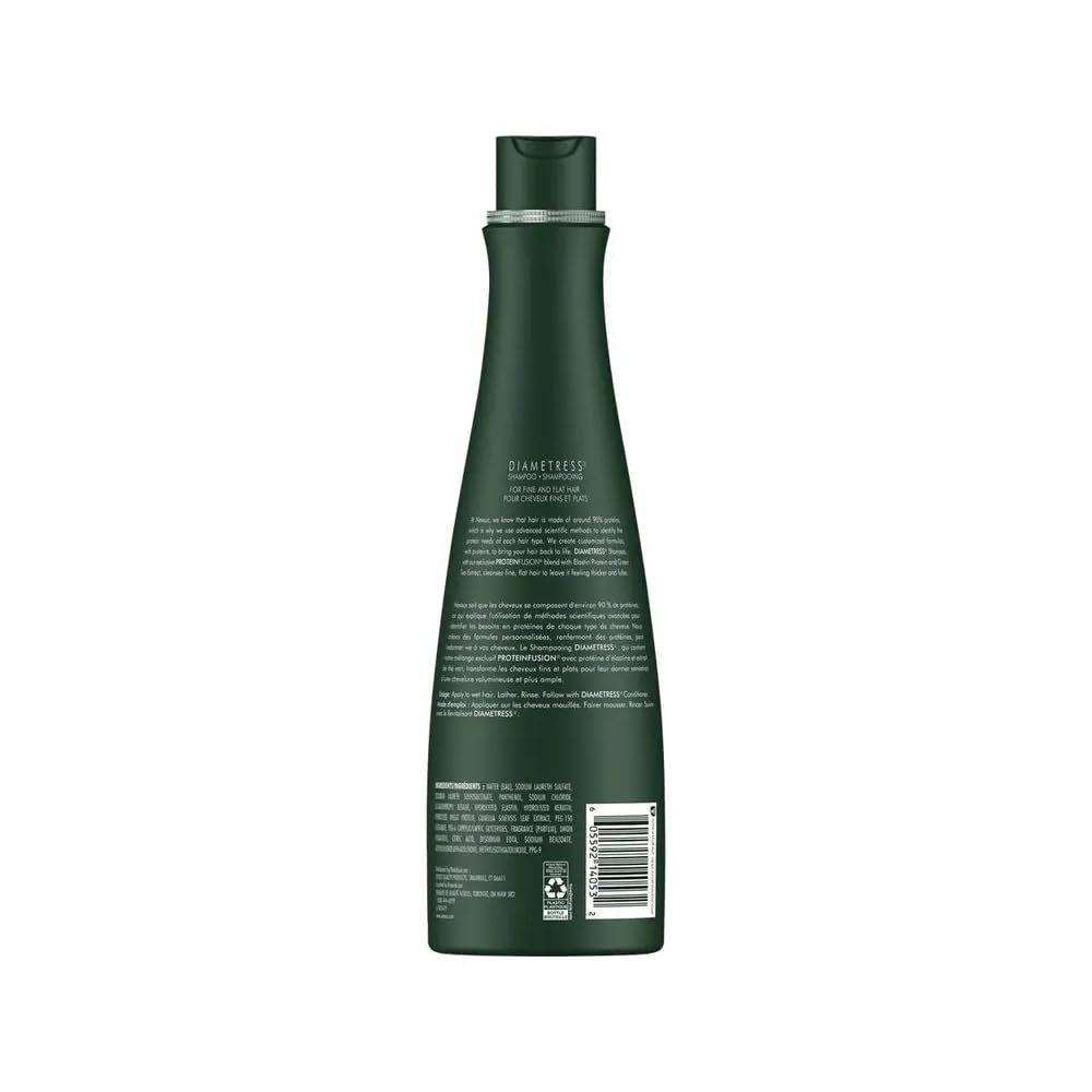 Nexxus Diamtress close-up of rich lather and texture for lightweight volume