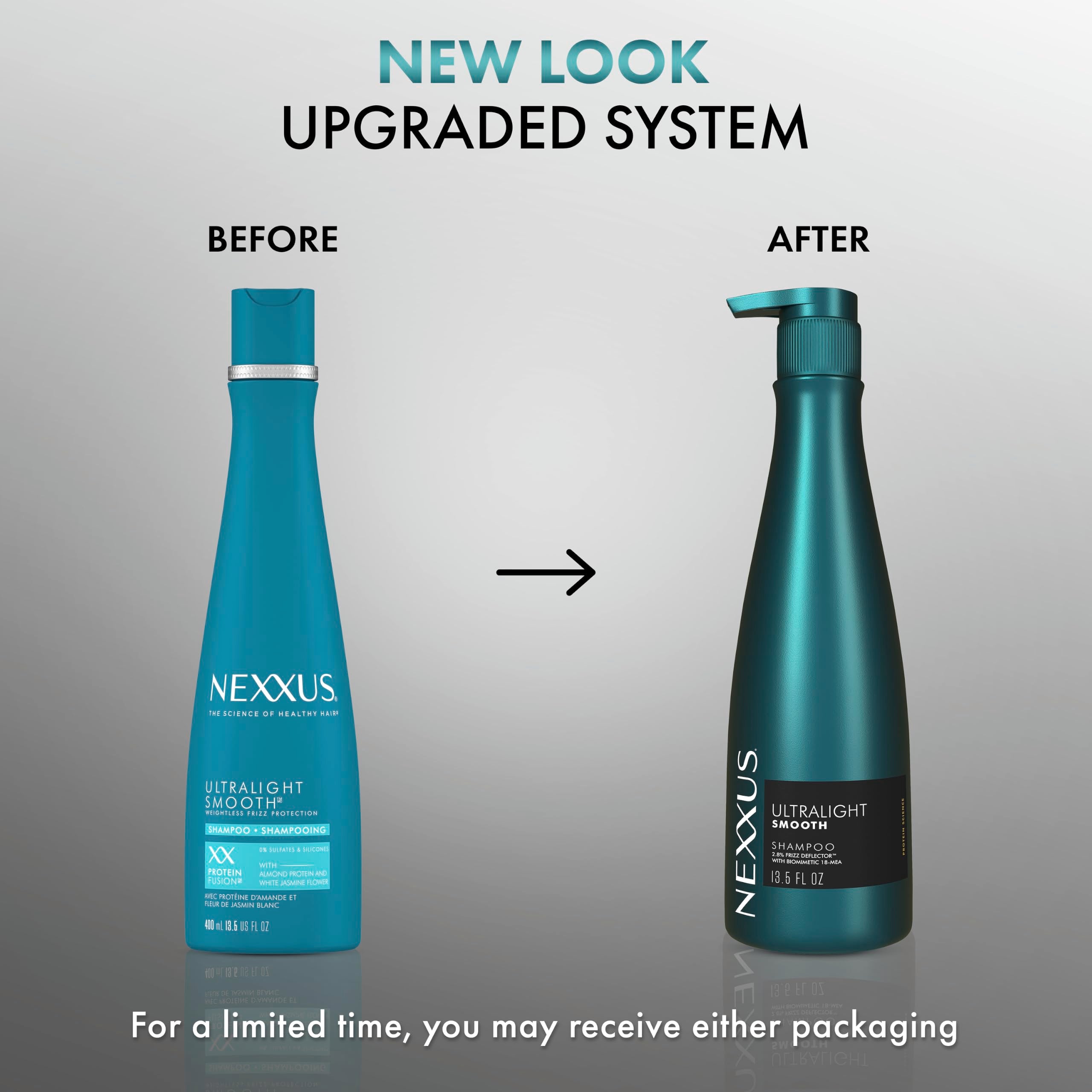 Nexxus creamy lather texture demonstrating lightweight cleansing and foam