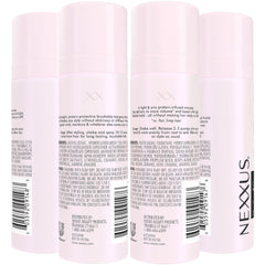 Nexxus hairspray close-up nozzle demonstrating precise spray and easy application benefit