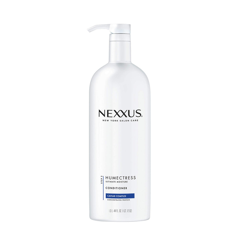 Nexxus Humectress bottle front view showing size and salon-grade formula benefit