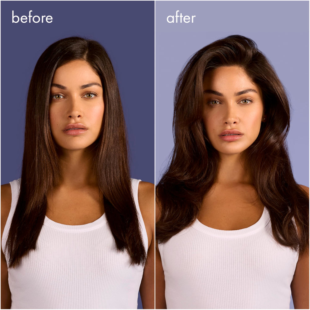 Nexxus cloud foam being dispensed for root lift and touchable volume