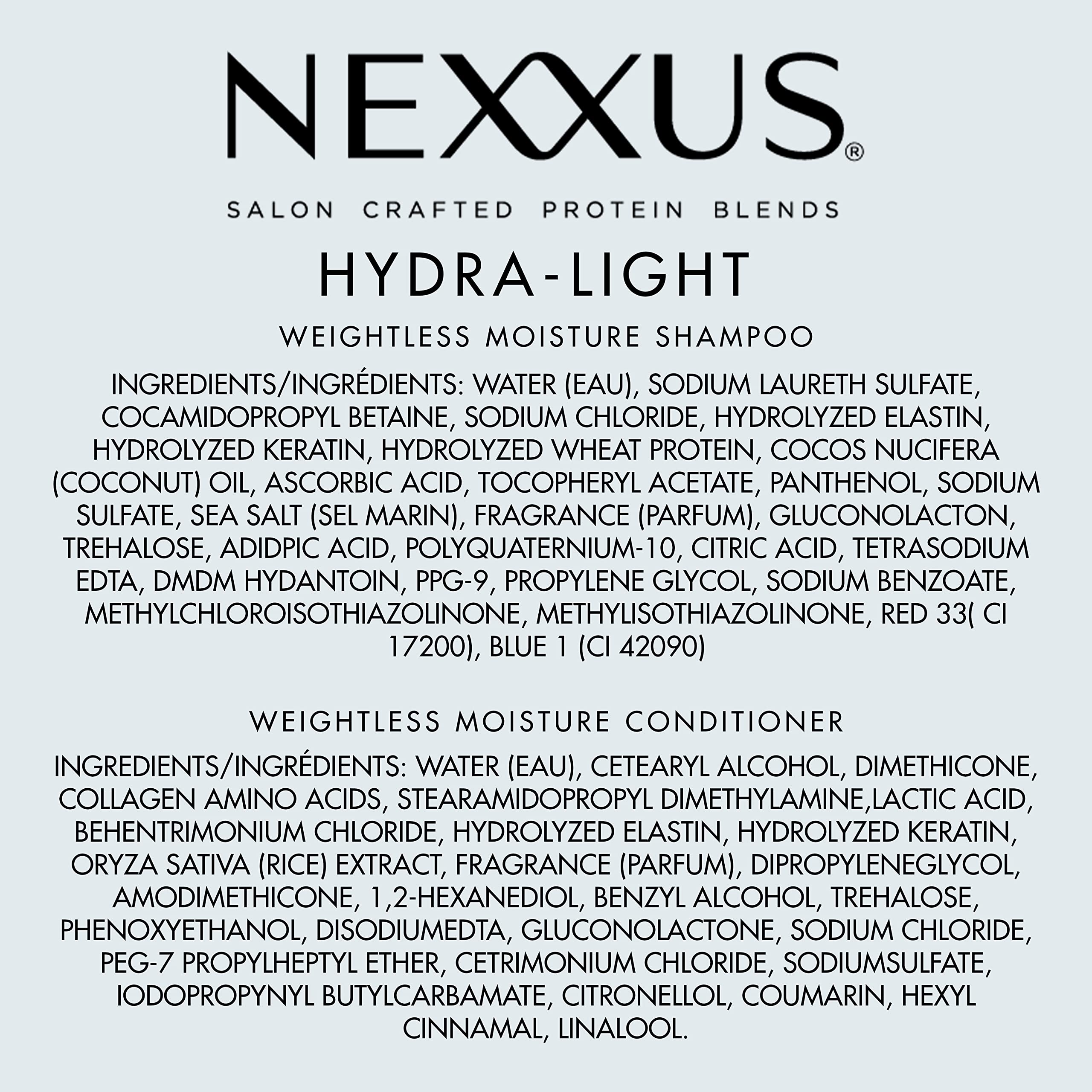 Nexxus hydra-light lifestyle model with volume showing lifted hair movement