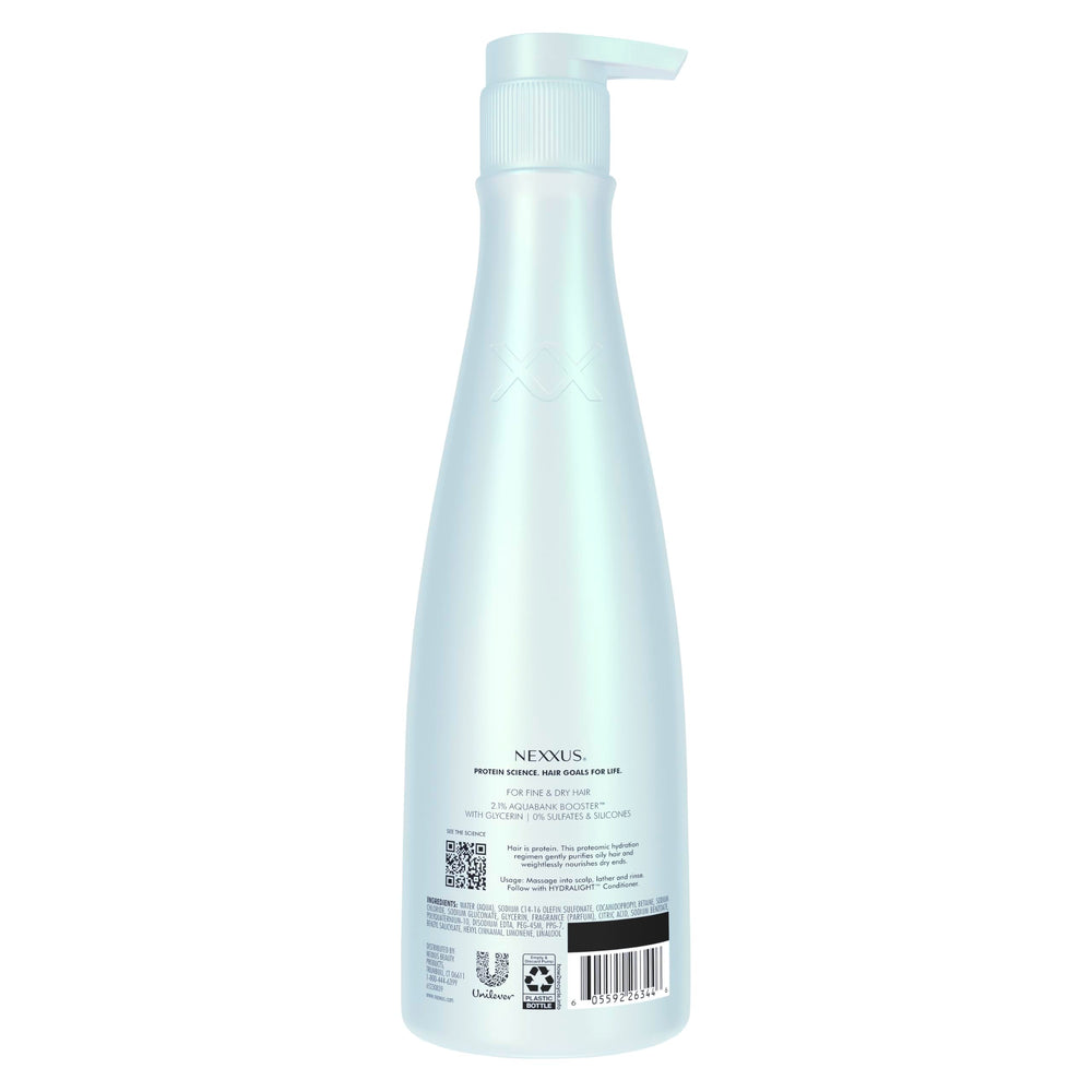 Nexxus pump close-up highlighting easy dispensing and controlled product use