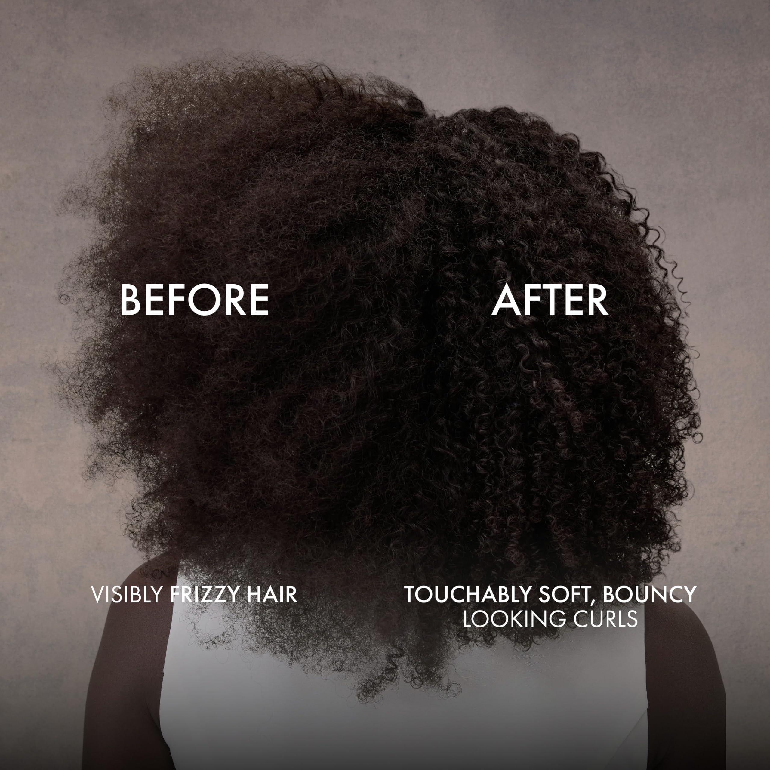 Nexxus model with hydrated shiny hair showing smoothing performance