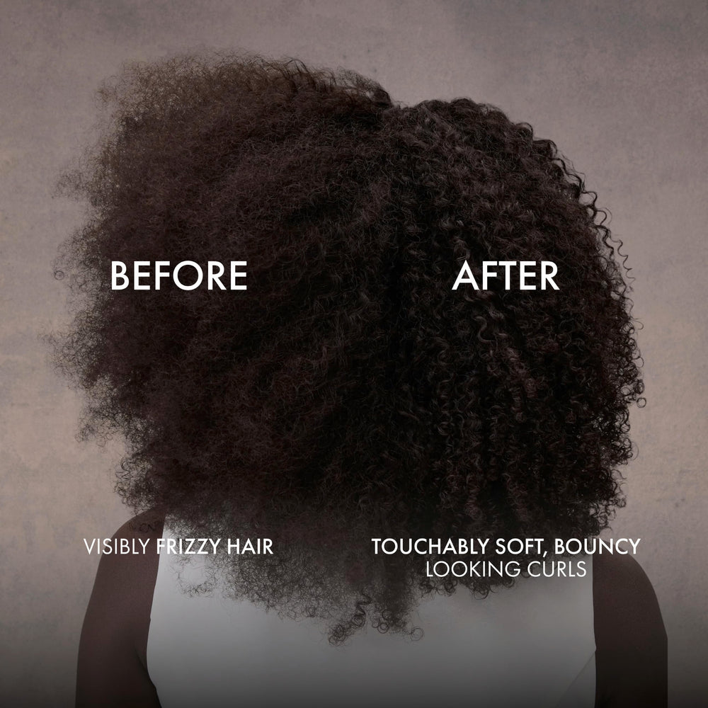 Nexxus model with hydrated shiny hair showing smoothing performance