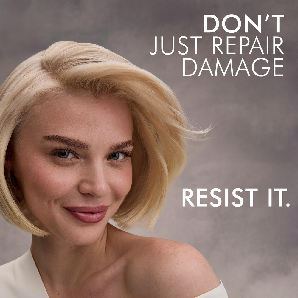 Nexxus conditioner pour showing creamy formula for deep moisture