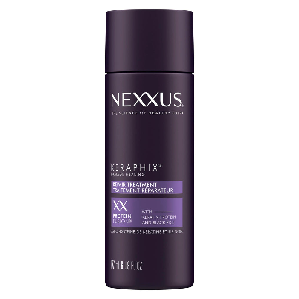 Nexxus Keraphix front packaging showing 6 oz jar and product name for easy identification and trust