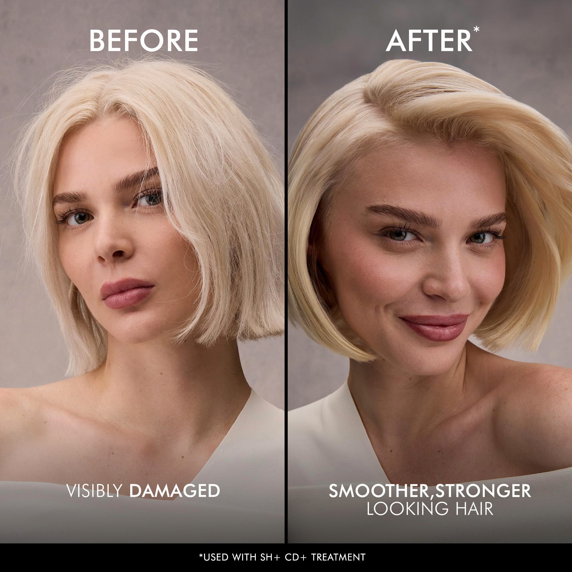 Styled hair after Nexxus use showing shine and improved manageability