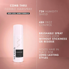 Nexxus mousse texture foam sample highlighting lightweight foam and voluming benefit