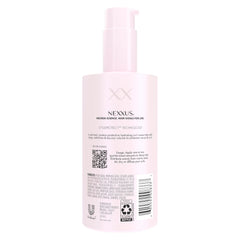 Nexxus cream texture close-up demonstrating smooth, spreadable formula