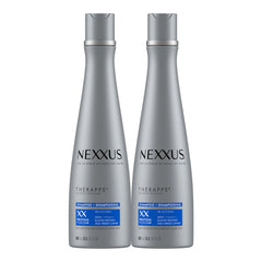 Nexxus Therappe front packaging showing dual 13.5 oz bottles and product benefits