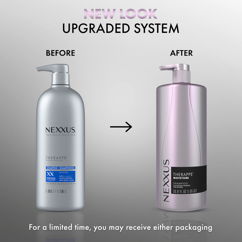 Nexxus Therappe pump dispensing product for convenient, mess-free use
