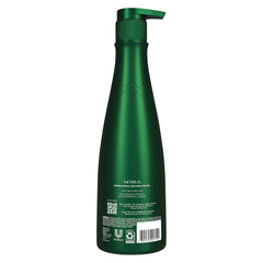Nexxus back label close-up listing ingredients and usage directions