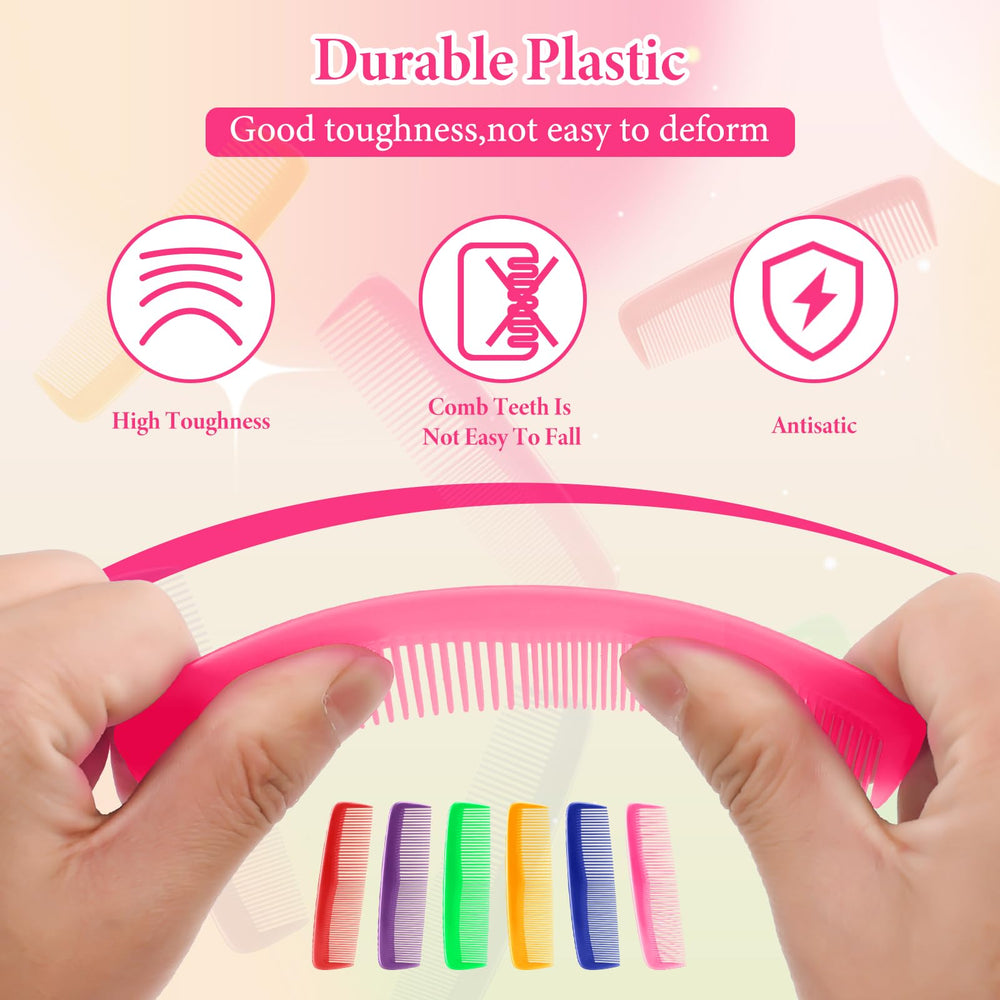 NICEMOVIC fine tooth comb close-up, enabling precise parting and smoothing for thin hair