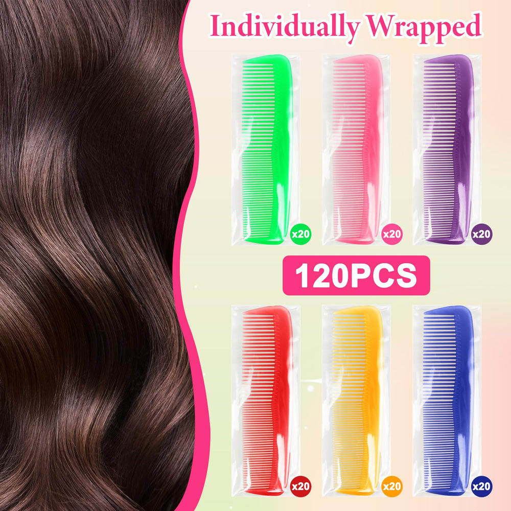 NICEMOVIC individually wrapped comb close-up, ensuring hygienic single-use convenience