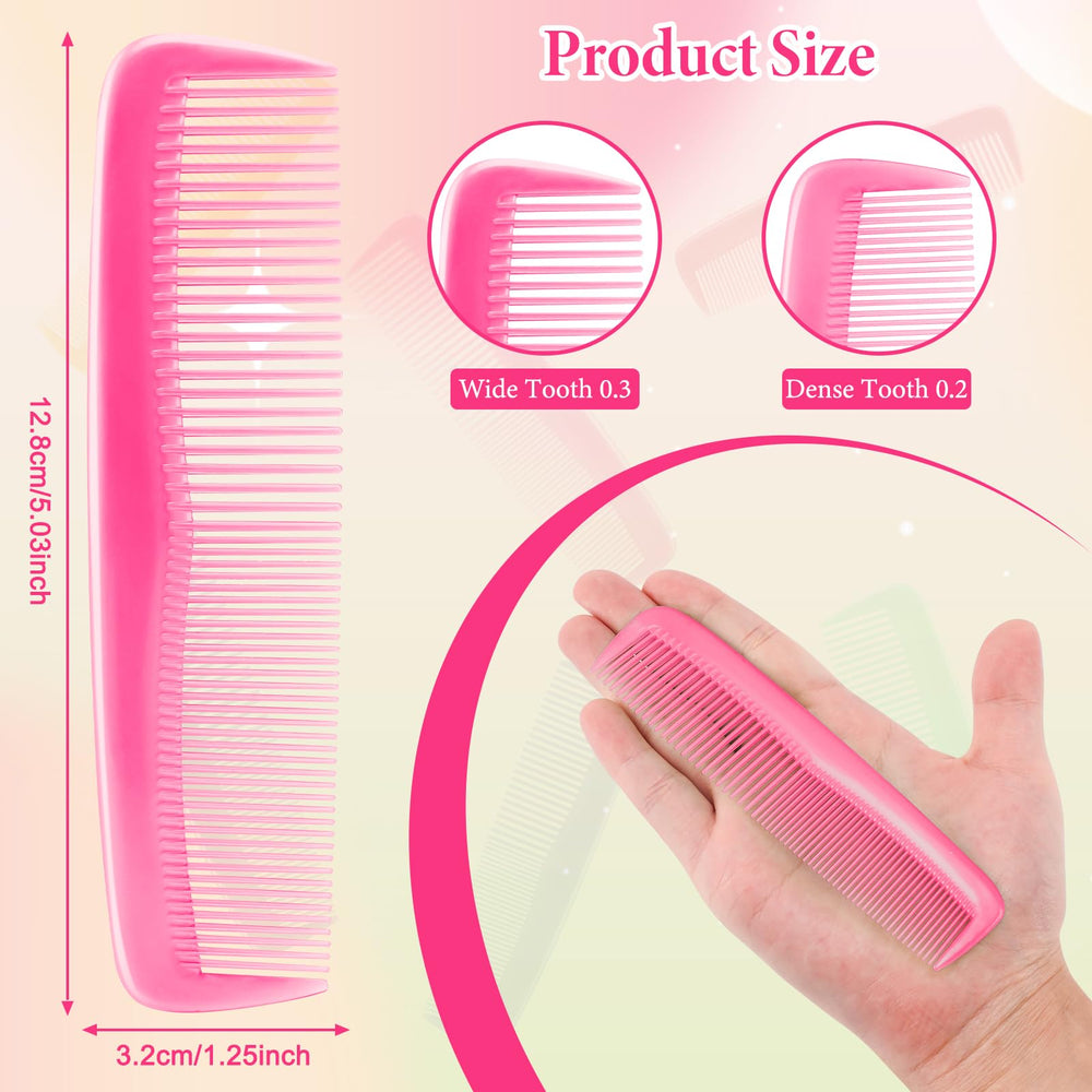 NICEMOVIC wide tooth comb detail, helping detangle thicker hair with less breakage