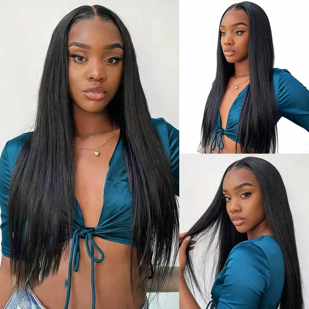 NICMISS installed bundles on model demonstrating natural blend and seamless finish