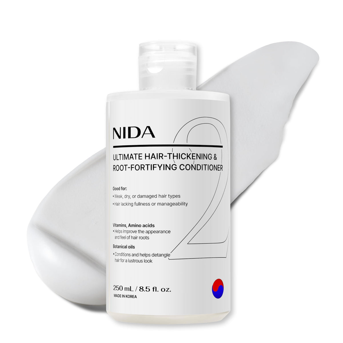 NIDA front packaging showing bottle and label, easy-identify and trusted brand