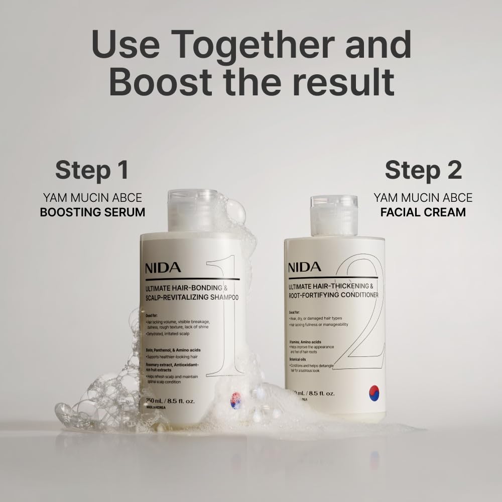 NIDA on bathroom shelf styled in a routine setting suggesting daily use benefits
