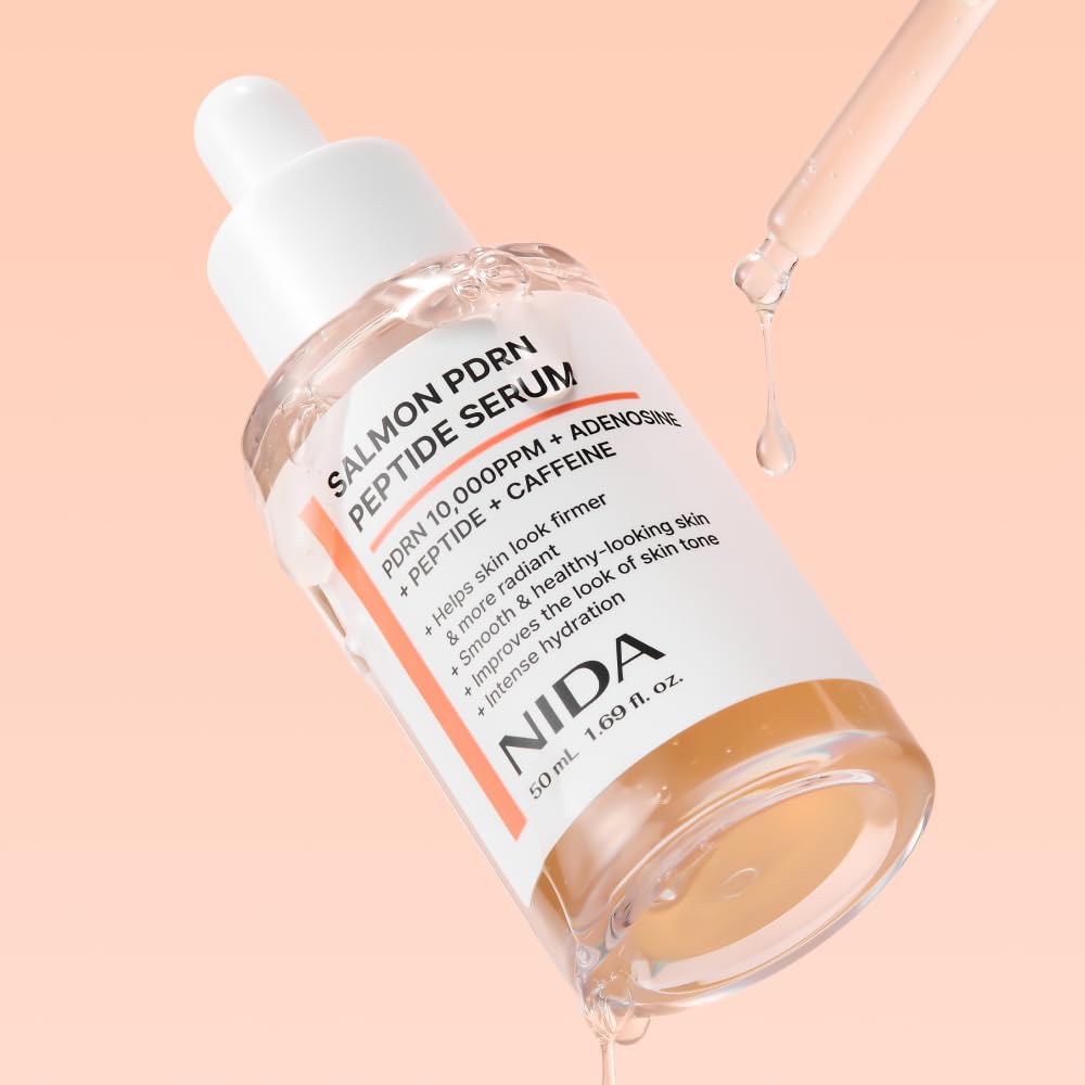 NIDA bottle on bathroom vanity, lifestyle scene suggesting daily routine use