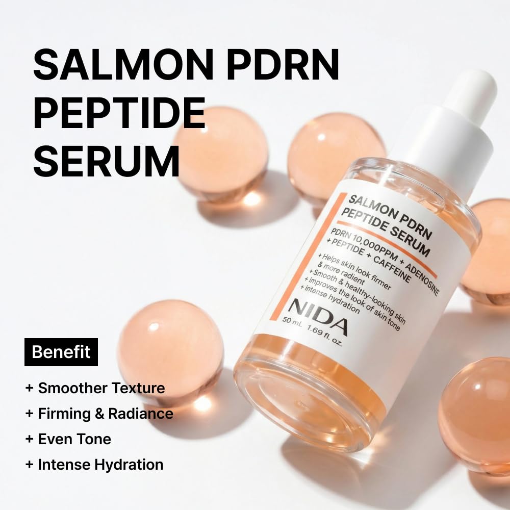 NIDA dropper dispensing serum, demonstrating controlled application and texture