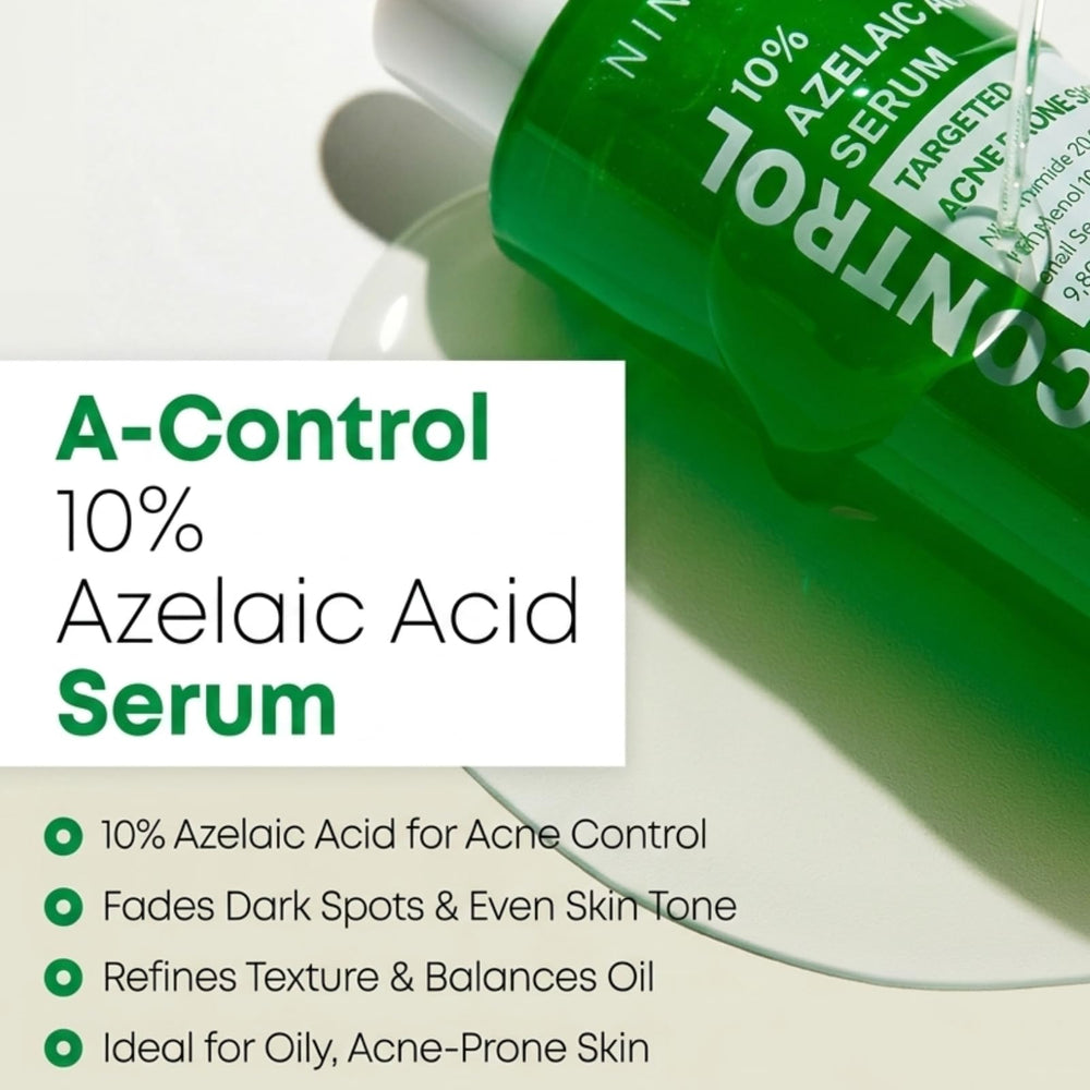 NINELESS close-up of serum texture highlighting smooth absorbent consistency