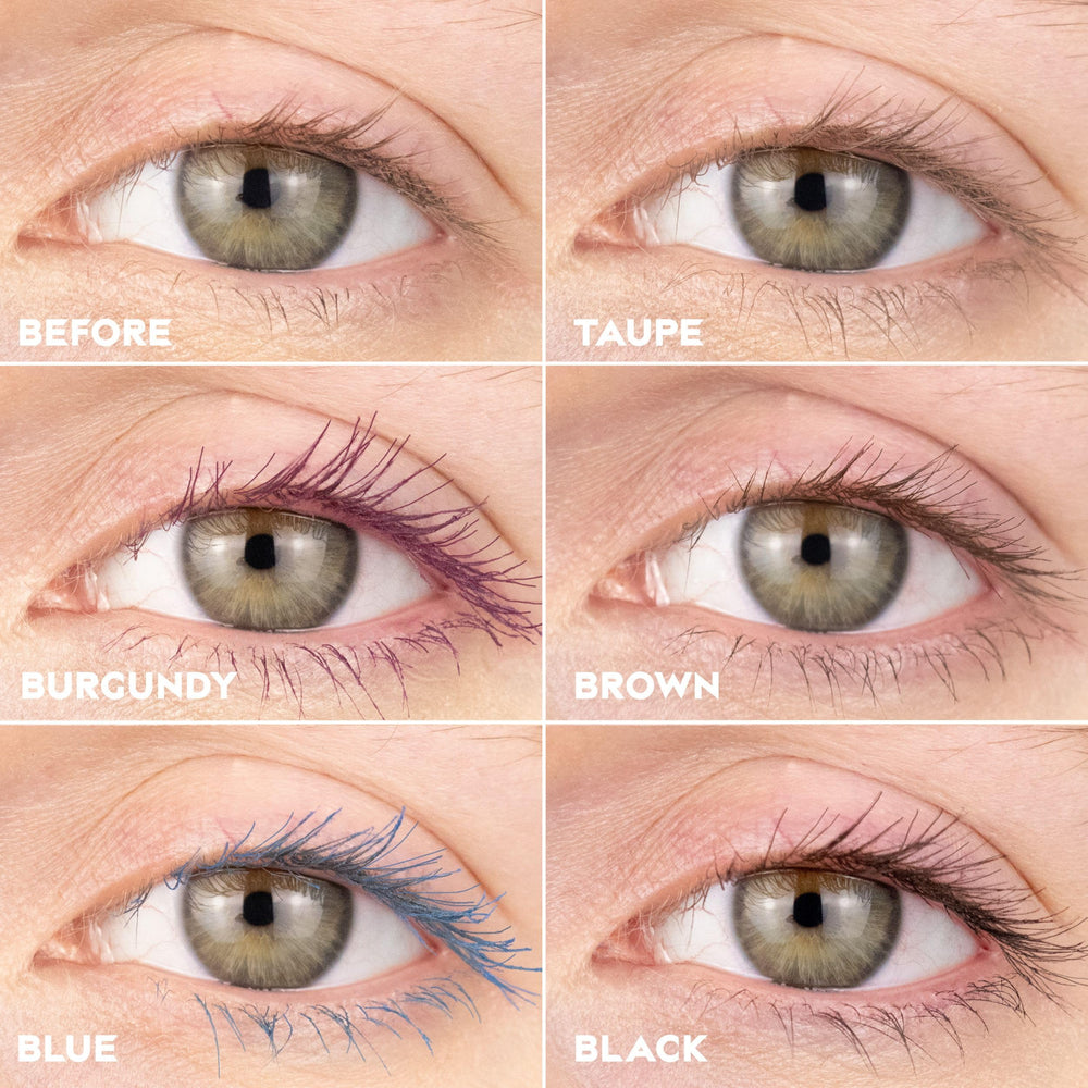 NINETEEN NINETY NINE brown tint texture swatch showing smooth, buildable color