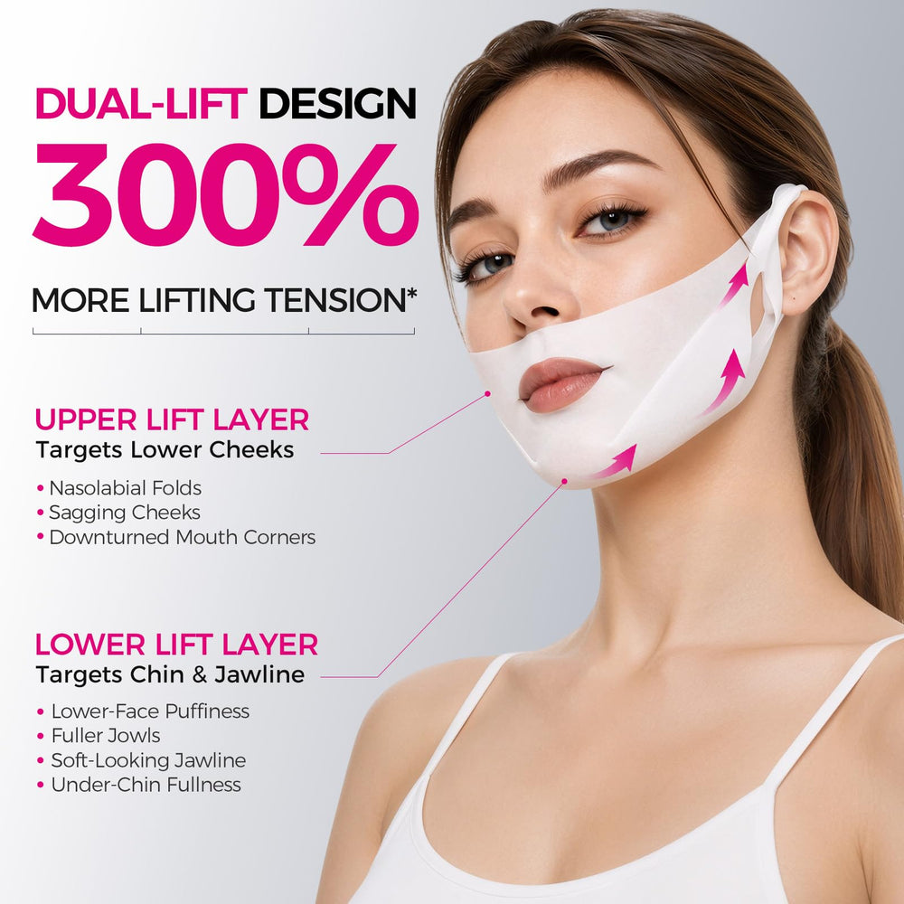 NING DERMOLOGIE adjustable ear loop detail ensuring secure comfortable fit