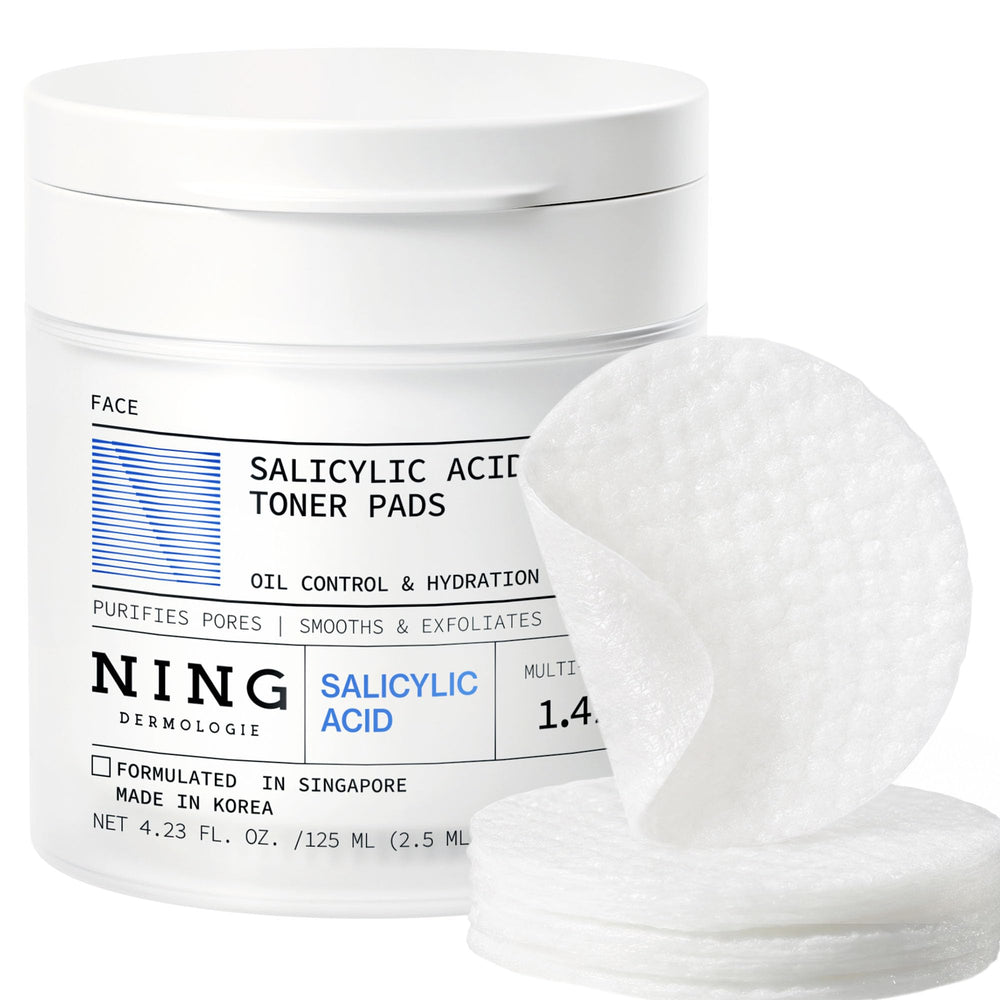 NING DERMOLOGIE front packaging showing pads and brand for clear product identification