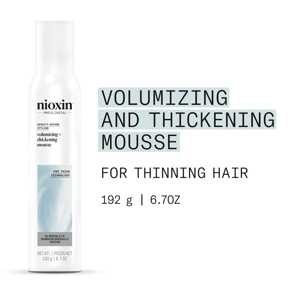 NIOXIN pump close-up highlighting precise dispense for controlled application