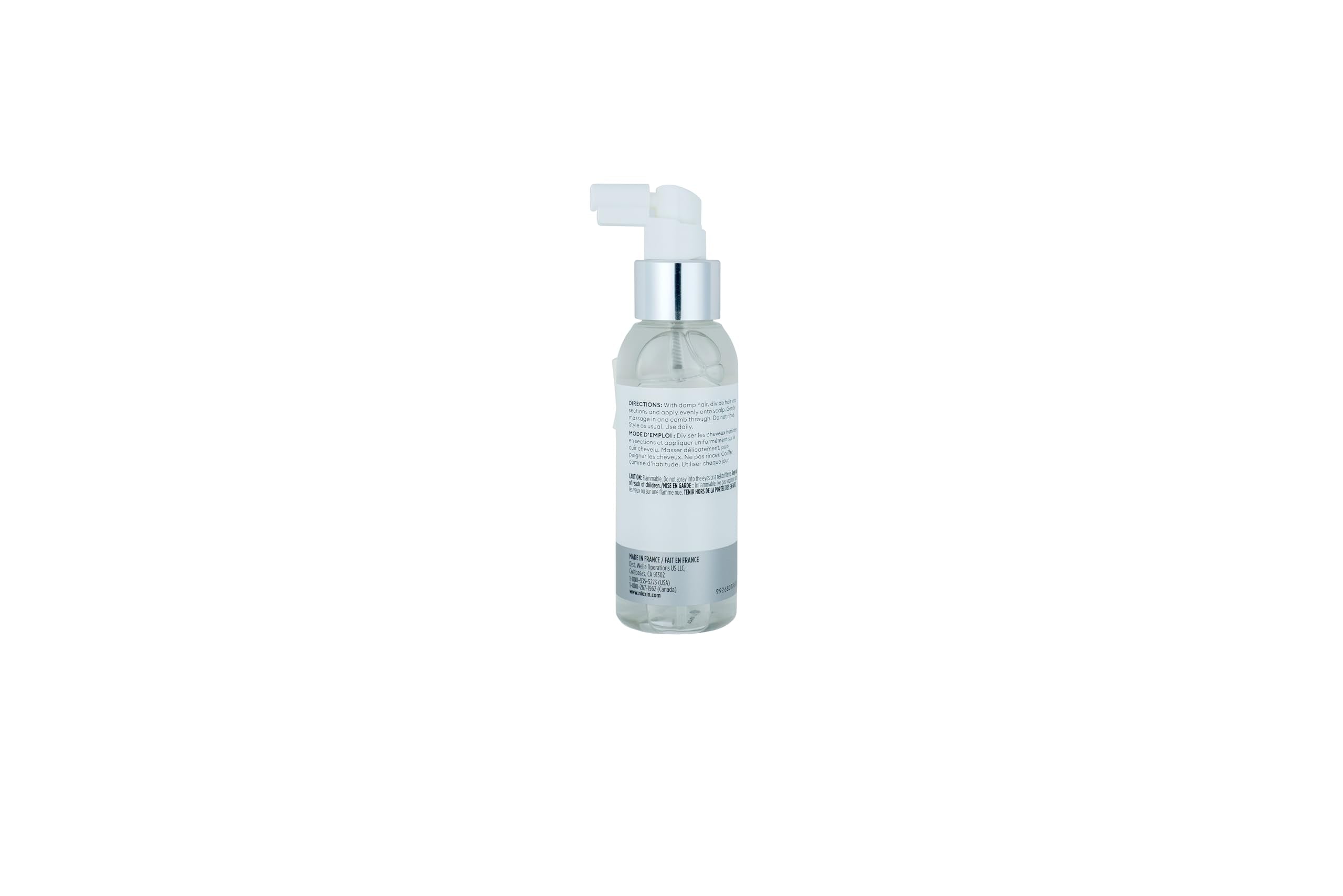 NIOXIN model running fingers through thicker-looking hair, confidence boosting benefit