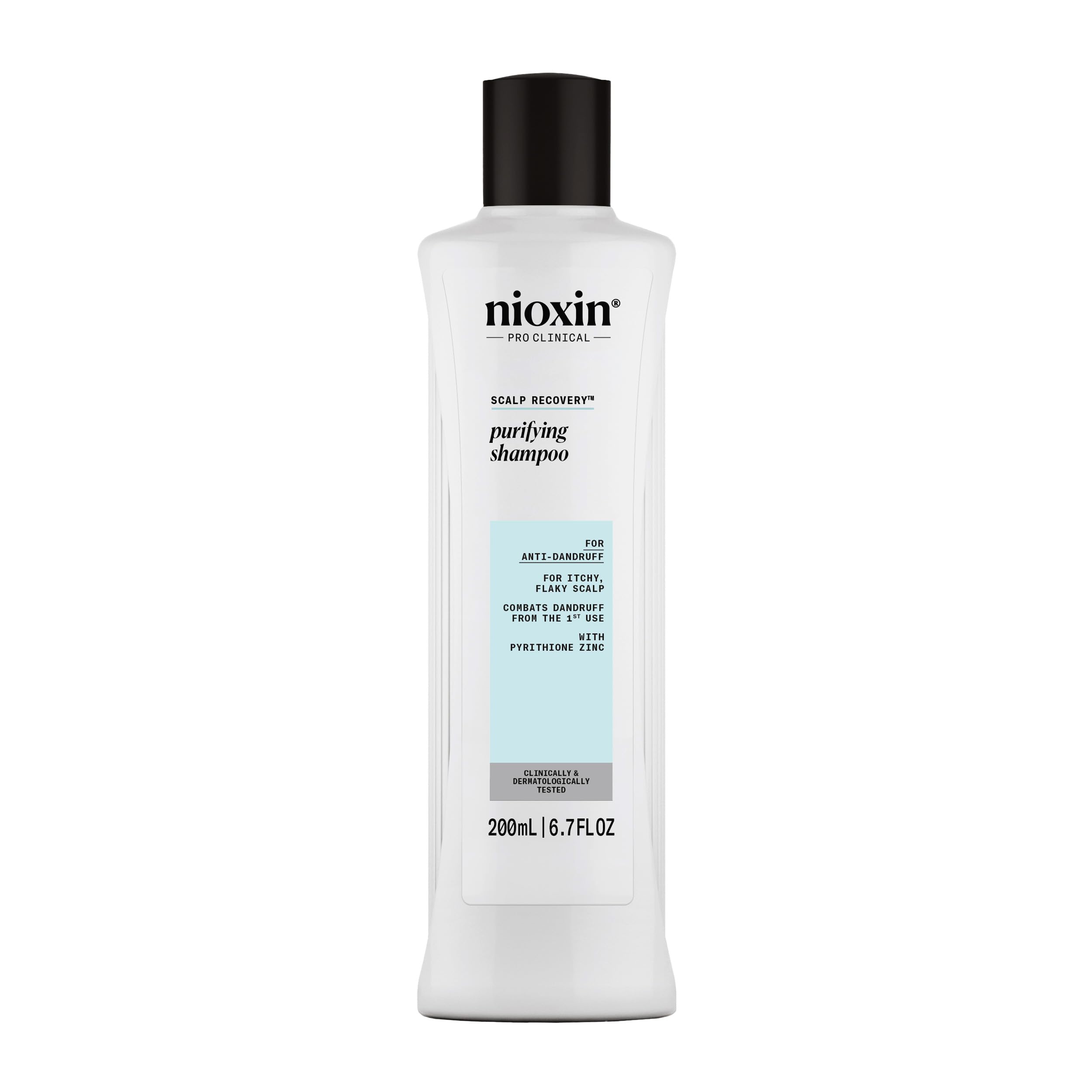 NIOXIN front bottle view showing brand and clear soothing benefit