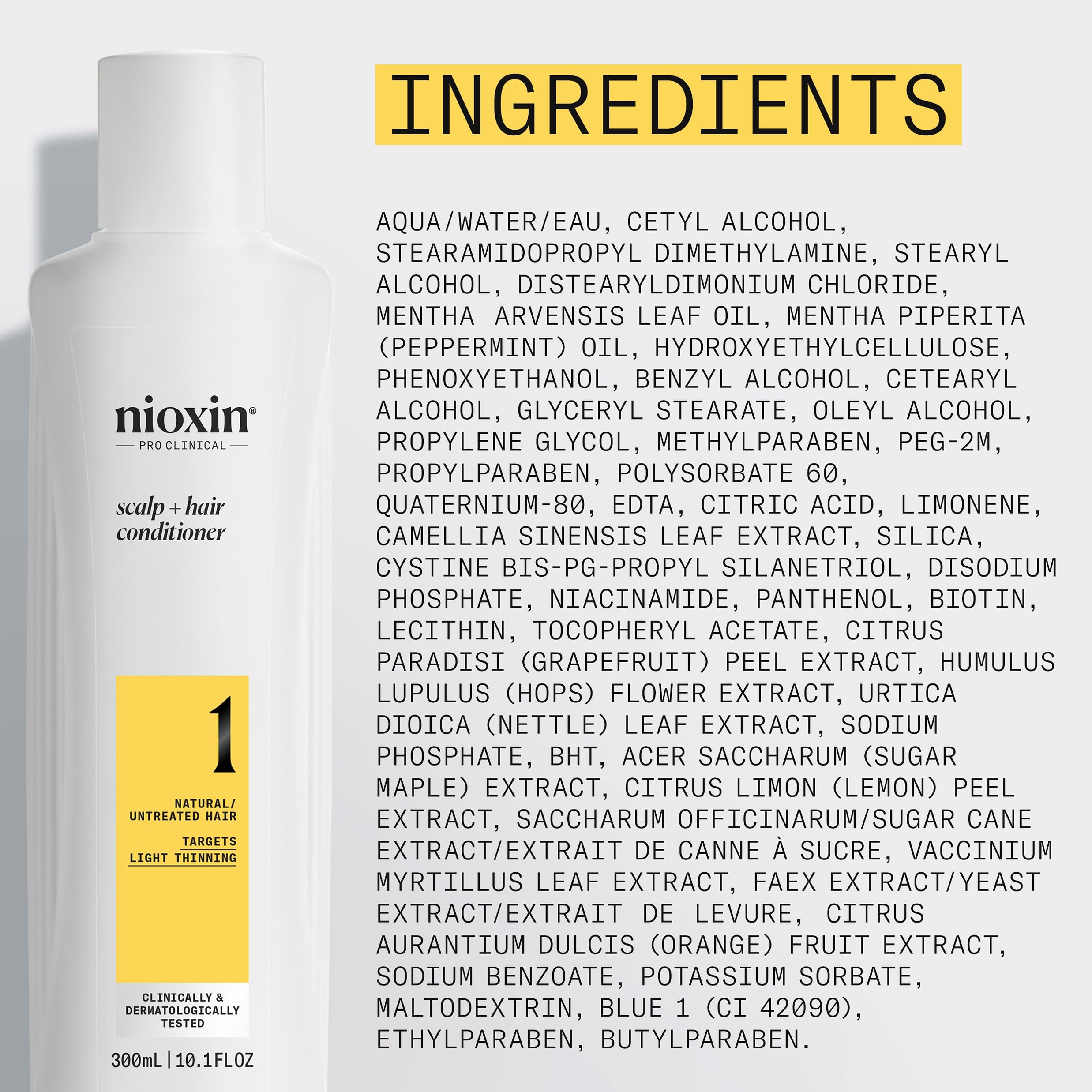Nioxin in salon setting portraying professional-grade thinning hair solution image