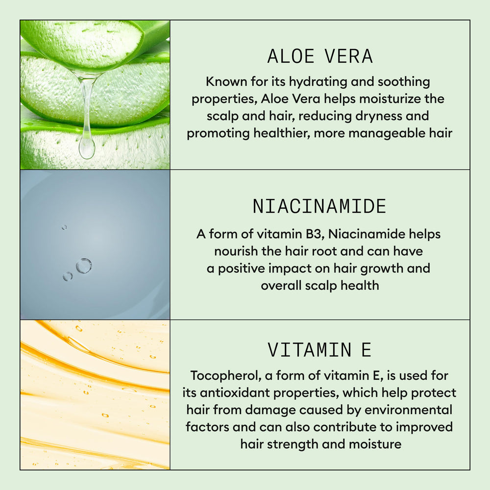 Applying NIOXIN treatment to scalp to relieve itch and hydration