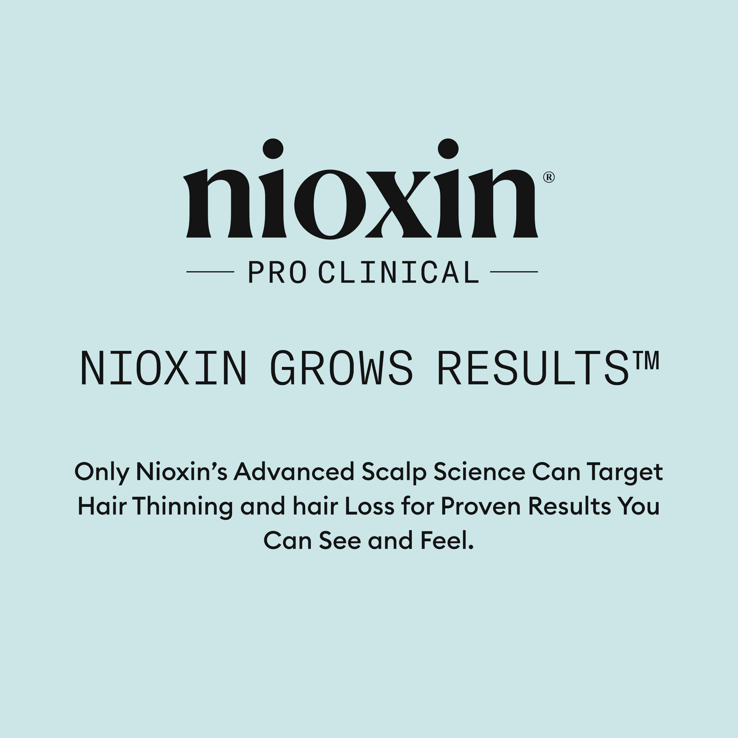 NIOXIN shampoo and conditioner duo showing complementary scalp care