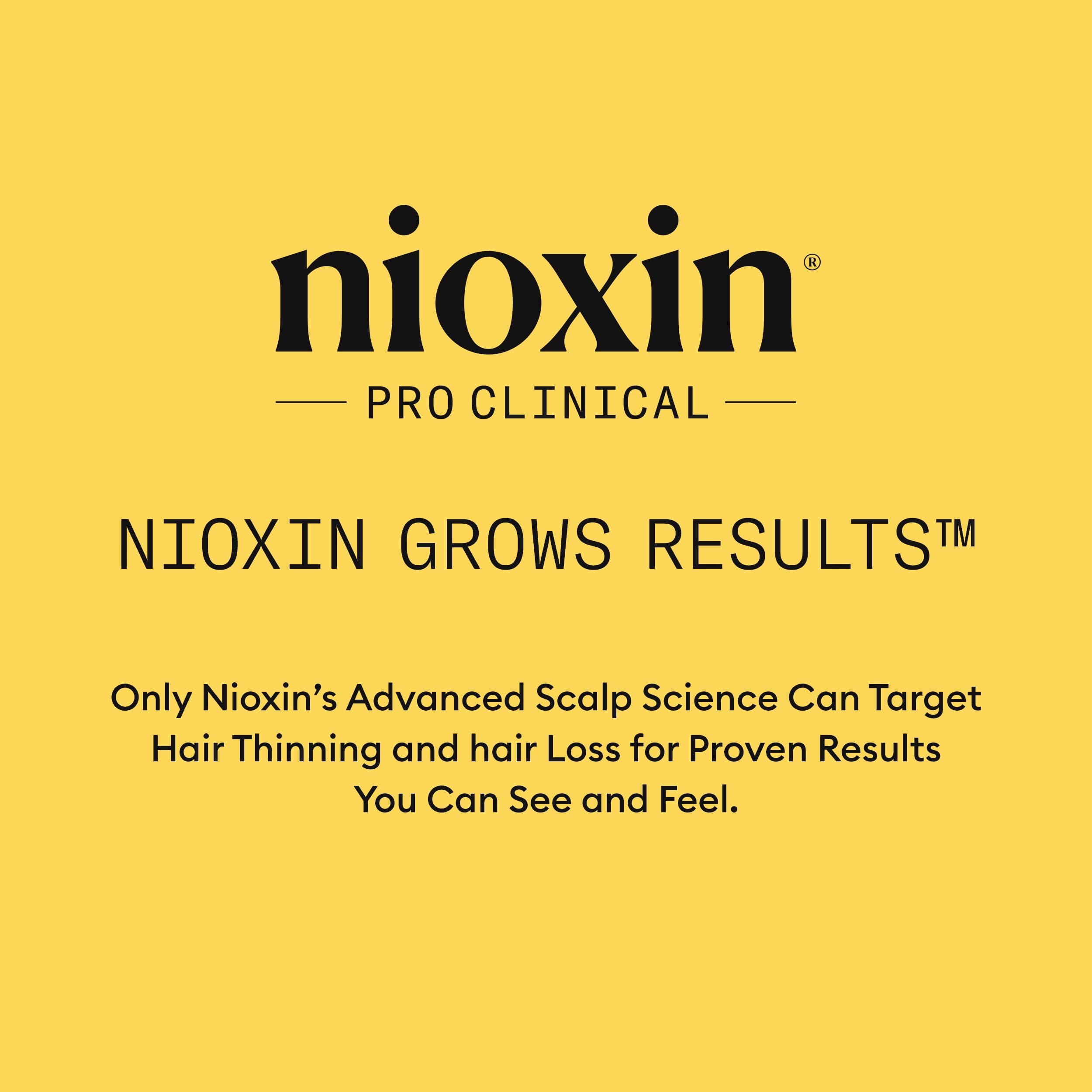NIOXIN in a salon setting to convey professional-grade performance